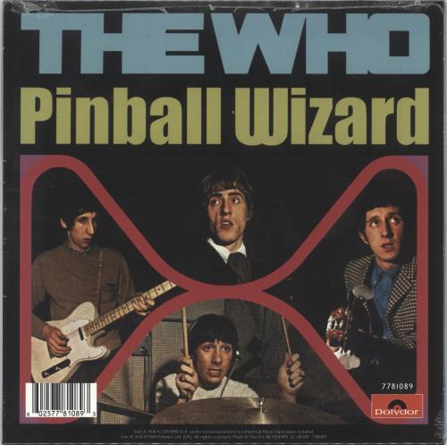 The Who Pinball Wizard - Blue Vinyl - Sealed UK 7